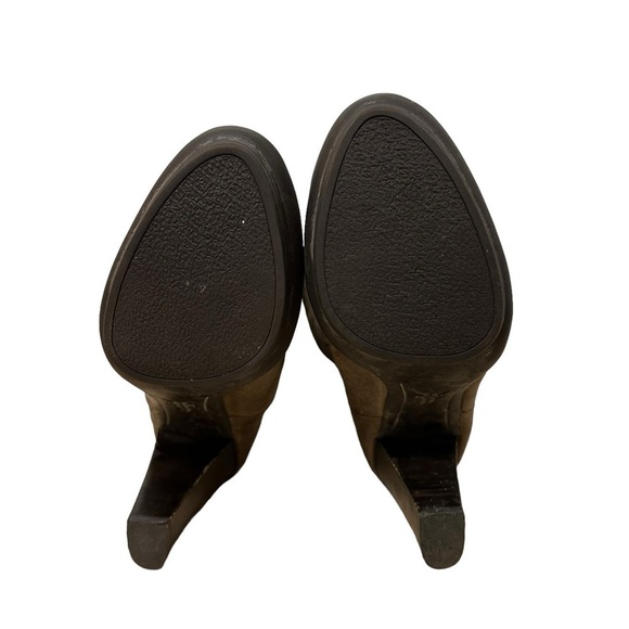 Frye Boots Knew High Brown Leather Heeled Mimi Scrunch Fall Women’s Size 6.5 - Picture 6 of 11